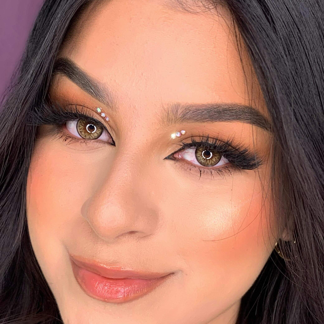 [US Warehouse] Premium Brown Prescription Monthly Colored Contacts