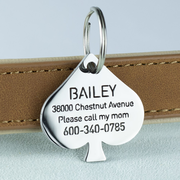 Spades Dog ID Tag