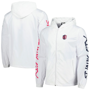 Men's St. Louis City SC White Graffiti Hoodie Full-Zip Windbreaker