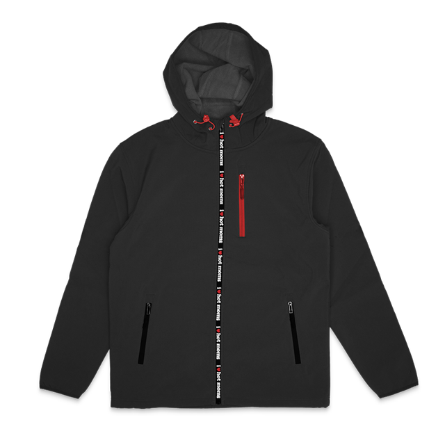 I Heart Hot Moms Black Snow Jacket