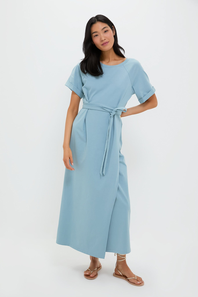 Slate Blue Clarissa Maxi Dress