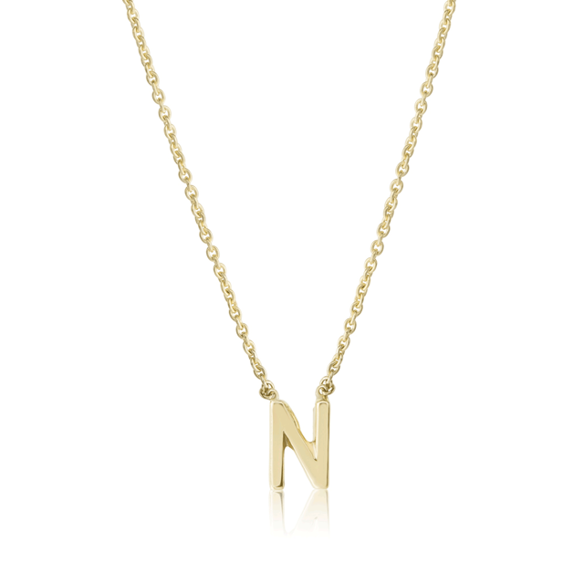 Gold Initial Necklace