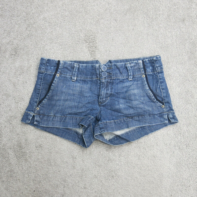 American Eagle RN# 54485 Womens Booty Denim Shorts Stretch Cotton Blue Size 6/6
