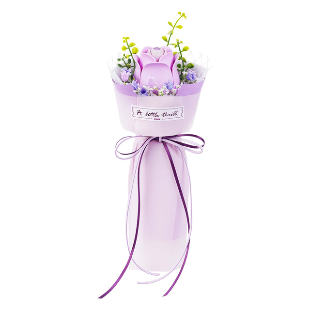 ROKR Purple Rose DIY Bouquet 3D Puzzle AF021