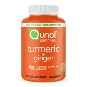 Turmeric + Ginger Gummies, 550mg