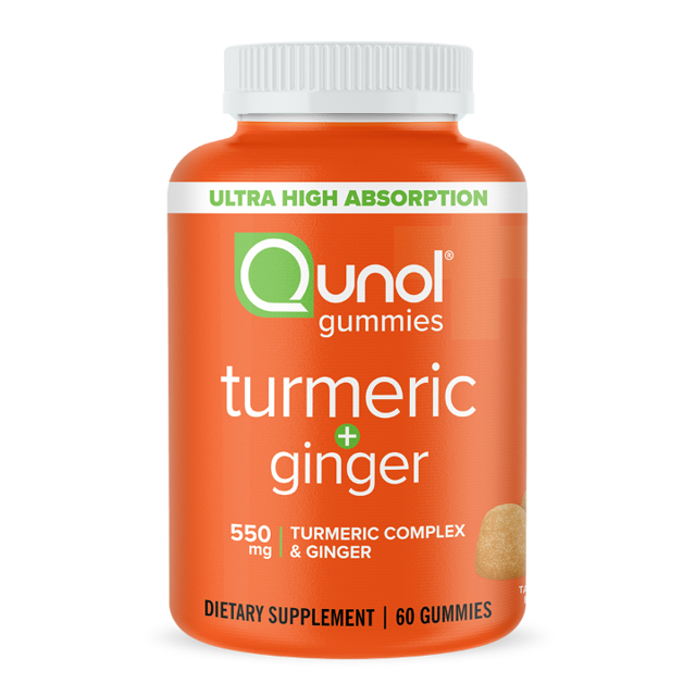 Turmeric + Ginger Gummies, 550mg