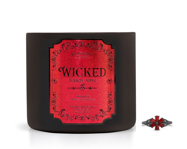Wicked Poison Apple - Jewel Candle