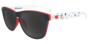 Knockaround Premiums Sport USWNT Polarized Navy Soft Square w/ Splatter Pattern Temples