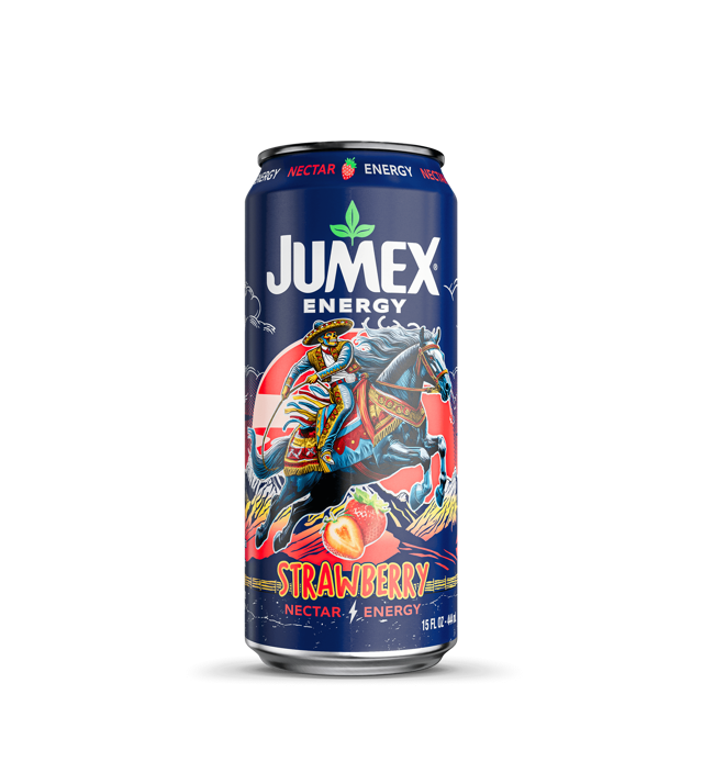Jumex Energy Strawberry Nectar Drink | 15 oz. Can / 12-pack