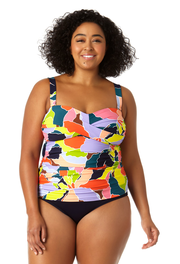 Anne Cole Plus - Women's Twist Front Bandeaukini Swim Top