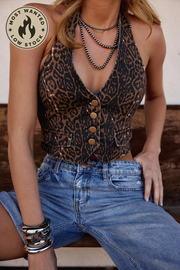 Synn Leopard Vest