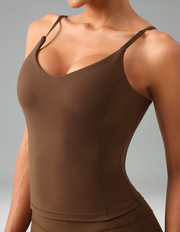 Dreamlux V-Neck U-Back Cami w/ Adjustable Straps