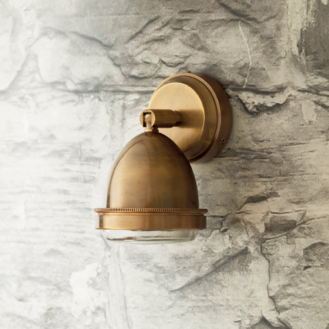 Beamish spotlight in antique brass