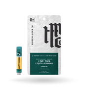 THCa Vape Cartridge Live Resin Liquid Diamonds: Lemon OG (Indica)