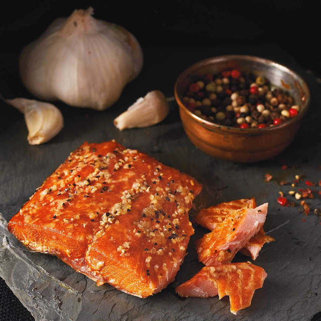 Garlic Lover's Smoked Salmon