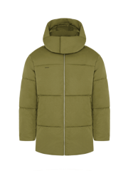 Mens DNA Flower-Warmth Long Puffer—highland green