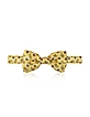 Forzieri Boys Pre-tied Yellow Snail and Strawberry Woven Silk Bow Tie