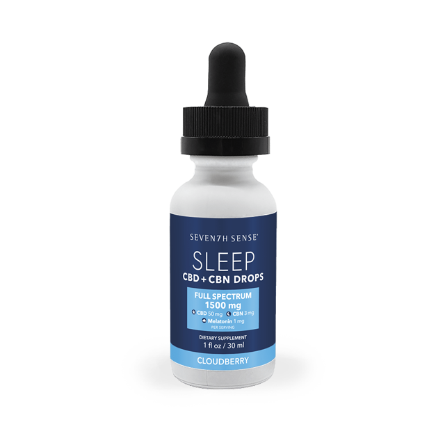Full Spectrum Sleep Drops 1500mg Cloudberry