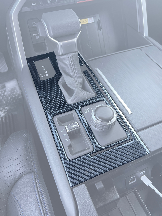 Center Console Overlay Fits 2022-2026 Toyota Tundra & 2023-2026 Toyota Sequoia