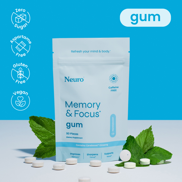 NEW! Memory & Focus Gum