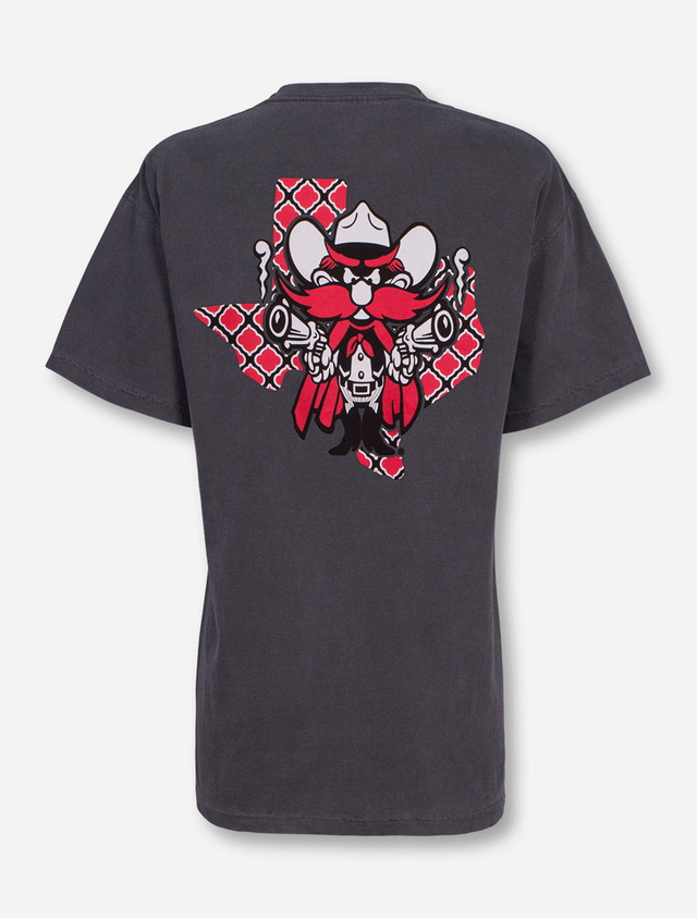 Texas Tech Raider Red Lattice Lone Star Pride on Pepper T-Shirt