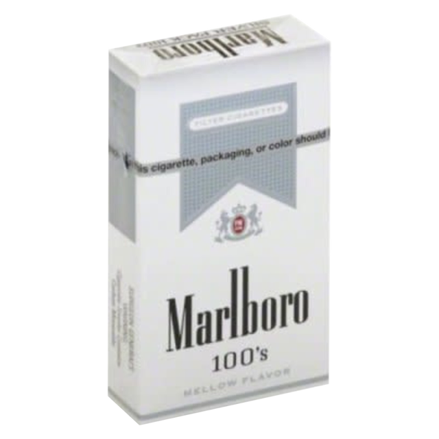 Marlboro Silver 100s Cigarettes 20ct Box 1pk