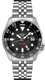 Seiko 5 Sports SKX Sports Style GMT Series Black dial