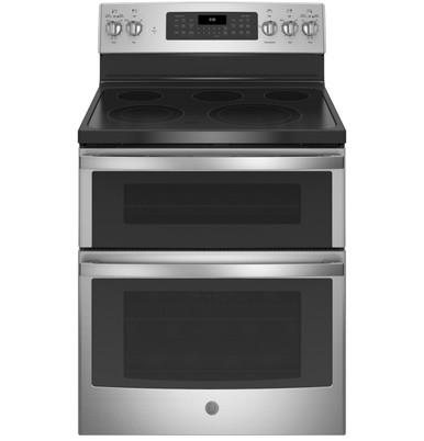 GE® 30" Free-Standing Electric Double Oven Convection Range|^|JB860SJSS