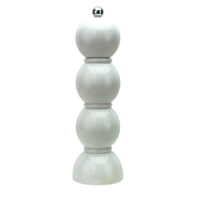 White Bobbin Salt or Pepper Mill