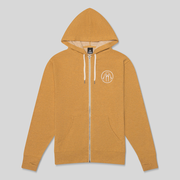 LIGHTWEIGHT CIRCLE LOGO HOODIE IN WHEAT HEATHER
