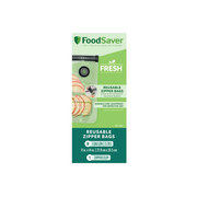 FoodSaver® Reusable Gallon Vacuum Zipper Bags, for Use with FoodSaver Handheld Vacuum Sealers, 8 Count