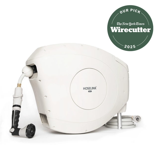 Classic 100ft Retractable Hose Reel | Beige