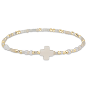 Hope Unwritten Signature Cross Bracelet - Call Me On My Shellphone