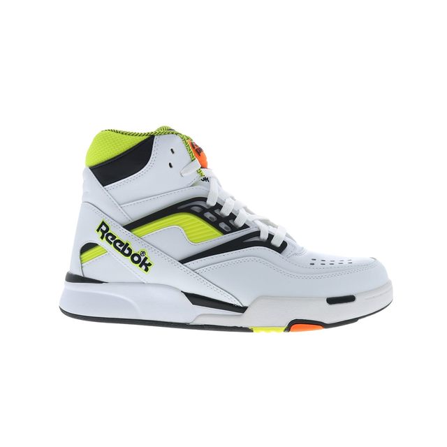 Reebok Pump TZ Mens White Leather Lace Up Lifestyle Sneakers Shoes