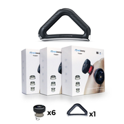 Massage Set Up Bundle - Achedaway Heated Scraper (1) + Achedaway Cupper (3 Pairs)