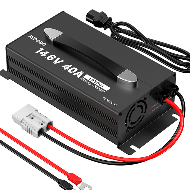 Redodo 14.6V 40A LiFePO4 Upgrade Handle Battery Charger