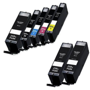 Compatible Multipack Canon PGI-250XLBK/CLI-251XLBK/C/M/Y Full Set + 2 EXTRA Black Inkjet Cartridges