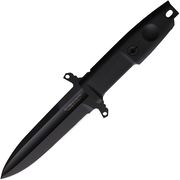 Extrema Ratio 0489BLK Defender 2 DG Black Fixed Blade Knife Black Handles