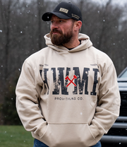 Light Plush Hoodie // Distressed HWMF