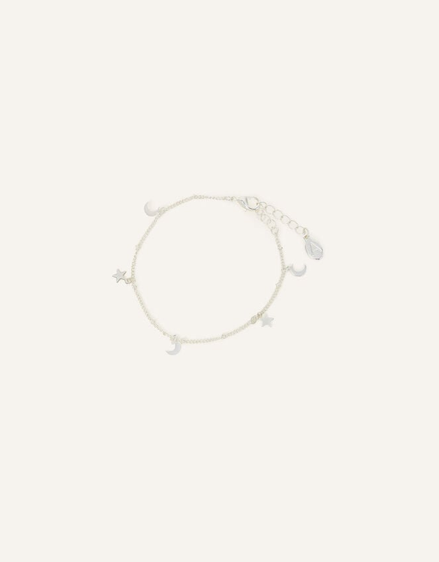 Stars and Moon Bracelet Silver