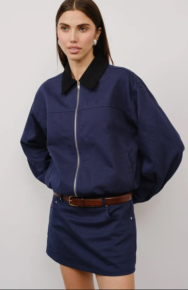 Melrose Twill Bomber Jacket