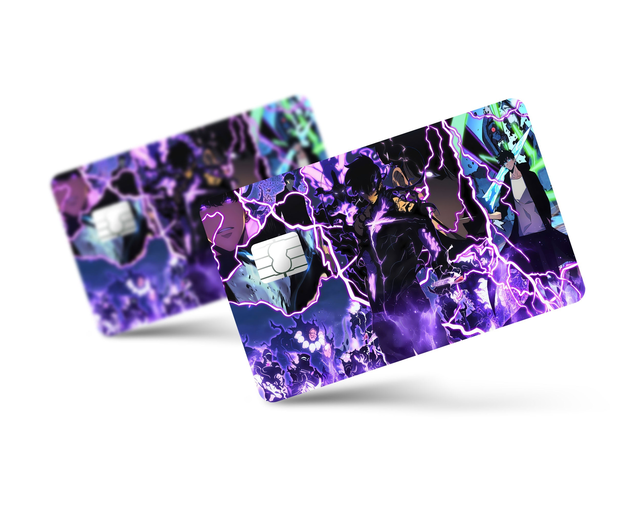 Solo Leveling Jinwoo Purple Shadows Credit Card Skin
