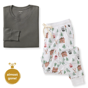 Ski The Alps Matching Family Women's Pajamas