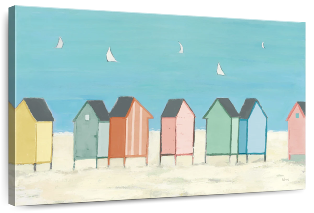 Cabanas I Pastel Wall Art
