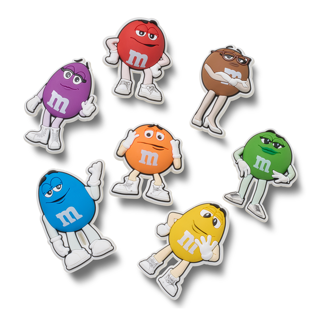 M&M’S x Crocs spokescandy Jibbitz™ charms, 7-pack | M&M'S