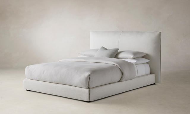 The Wythe Bed - Performance Linen Weave Flour