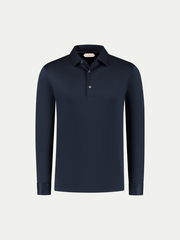AUR1 Longsleeve Polo Navy