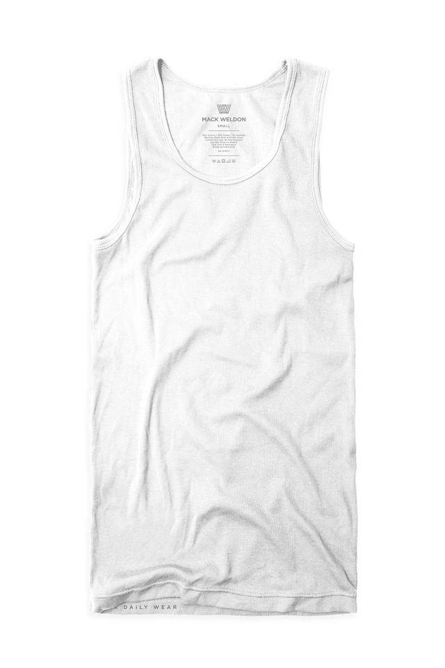 18-Hour Rib Tank Bright White
