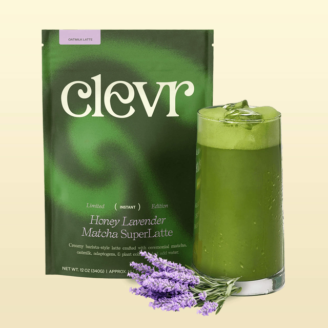 Iced Honey Lavender Matcha SuperLatte