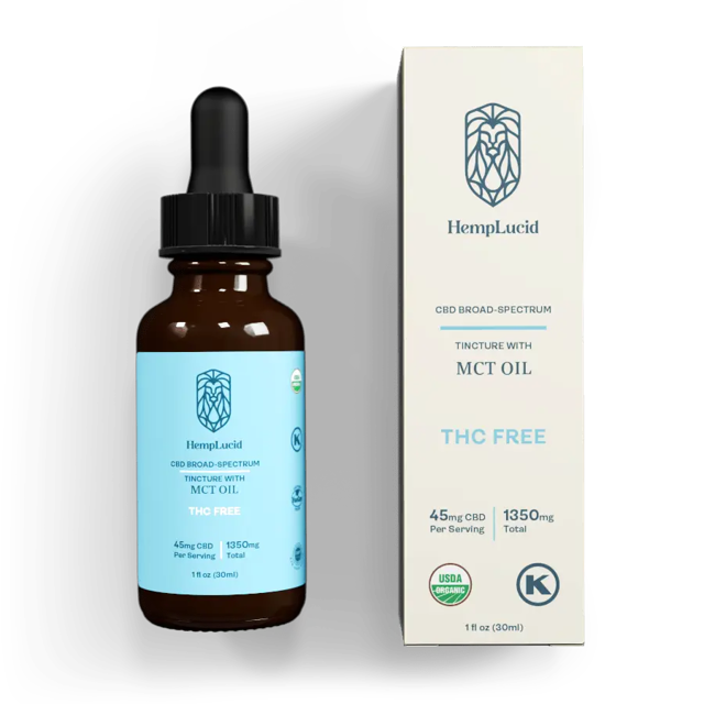 Organic THC-Free Broad-Spectrum CBD in MCT Oil